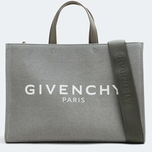 Givenchy Paris Gray Canvas Tote Bag